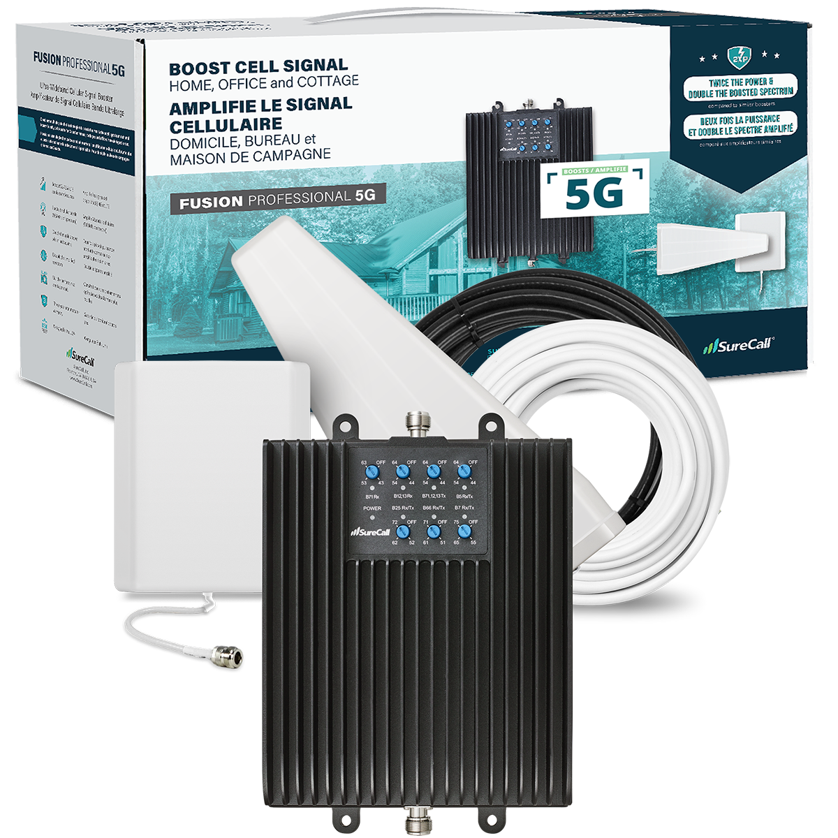 SureCall Fusion Professional 2.0 5G (8 Bands) 75dB Gain