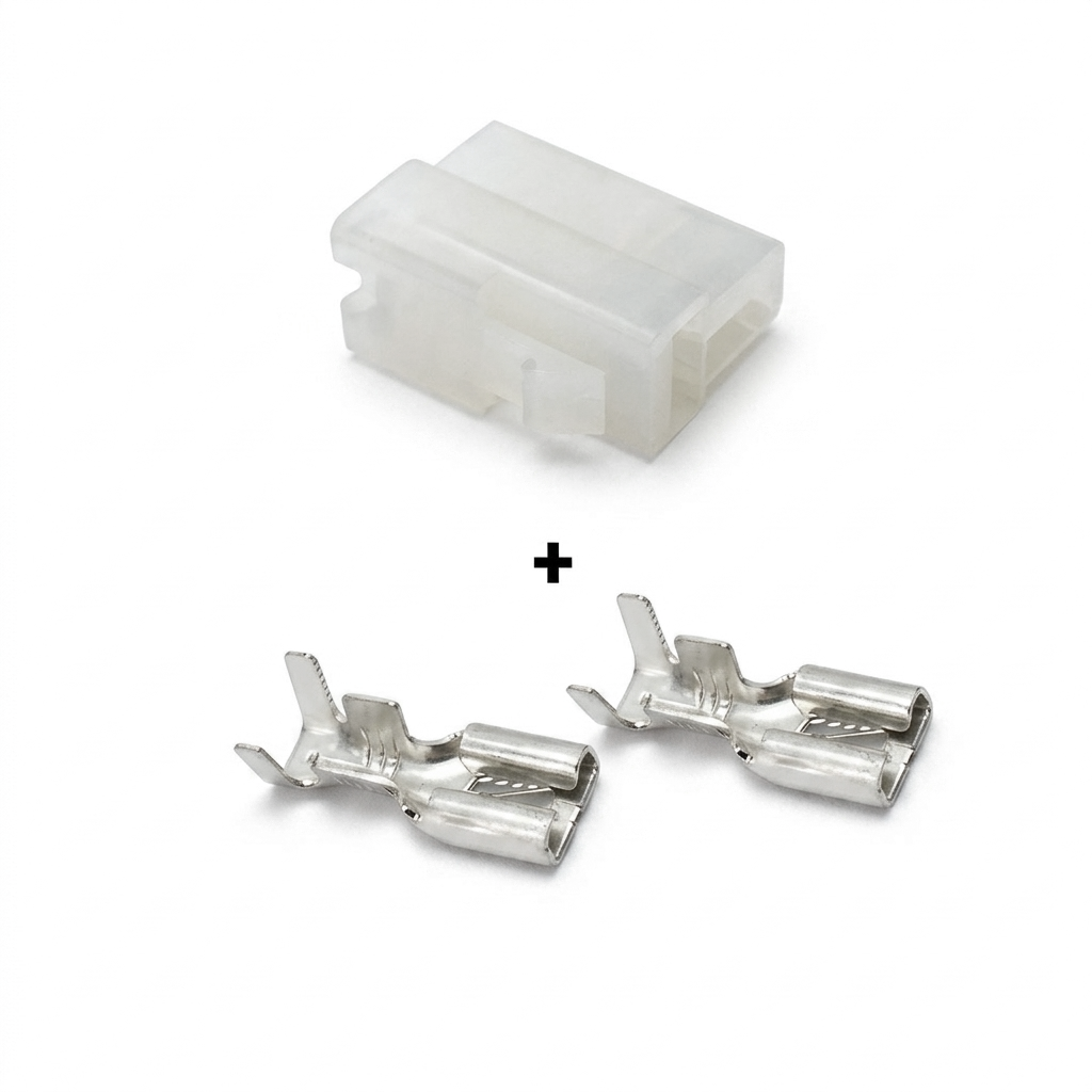 **SurePower - ICOM Power Cord Side Connector Housing with 2 Plug Connectors