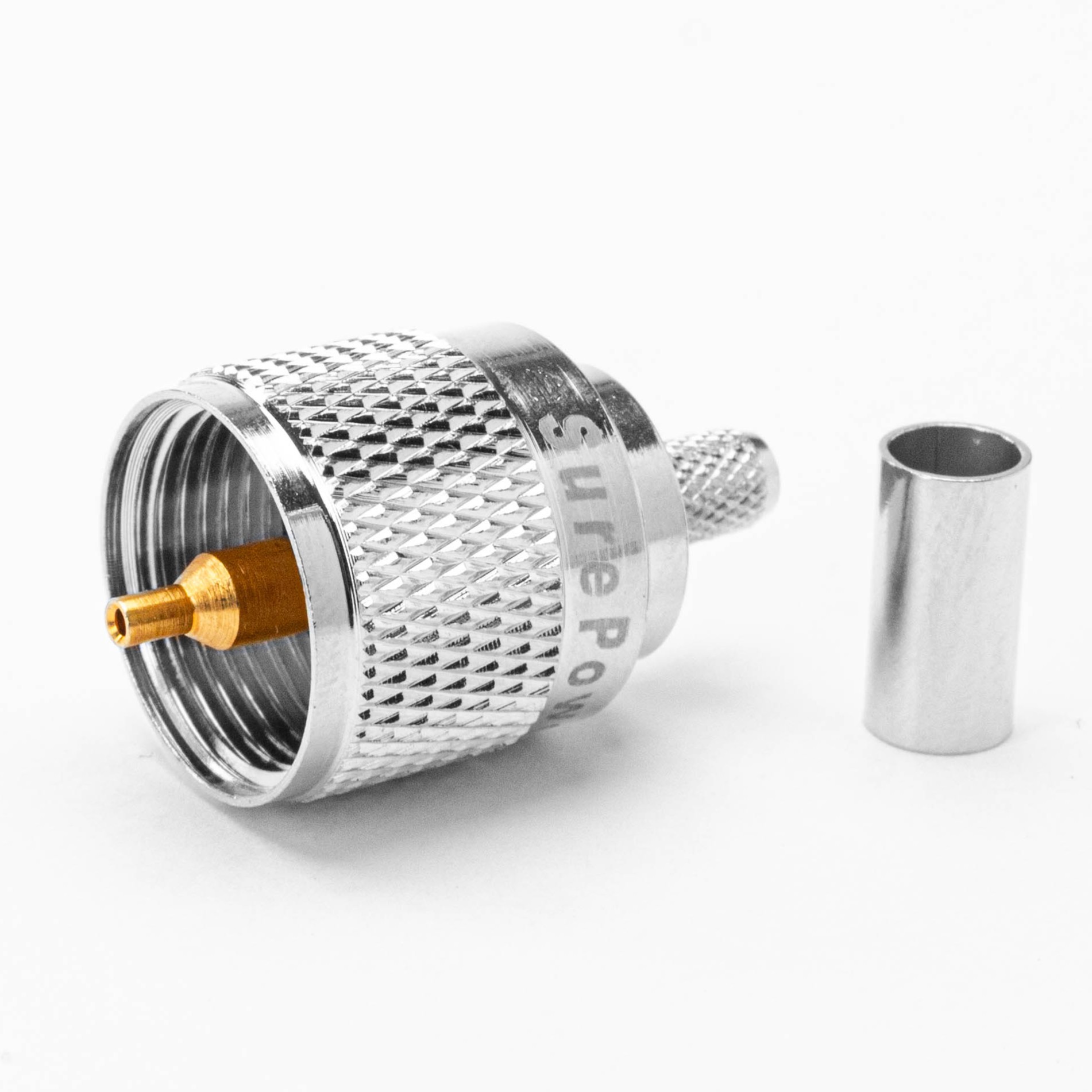*SurePower UHF Male Crimp for RG58/U (Non Solder Pin)